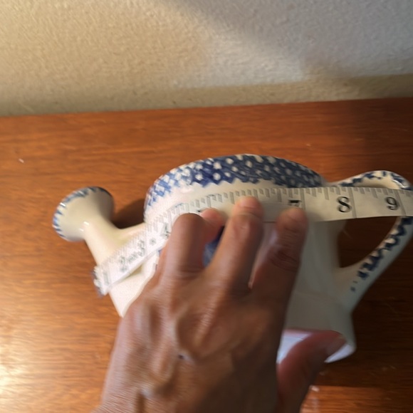 Bazaars blue and white watering can, cottagecore - Picture 7 of 9